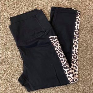Zyia Leopard Pocket Brilliant Hi-Rise Capri